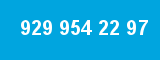 929 954 22 97 929 954 22 97
